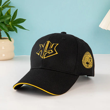 Men's baseball cap, outdoor adjustable sun protection casual cap suitable for spring and autumn travel, tourism and vacation