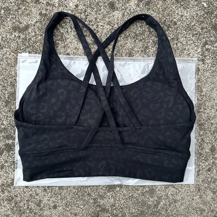 Solid Color Fitness sport Bra Women Cross soft high strength Tight Top Comprehensive Training Gym Yoga Underwear With Chest Pad
