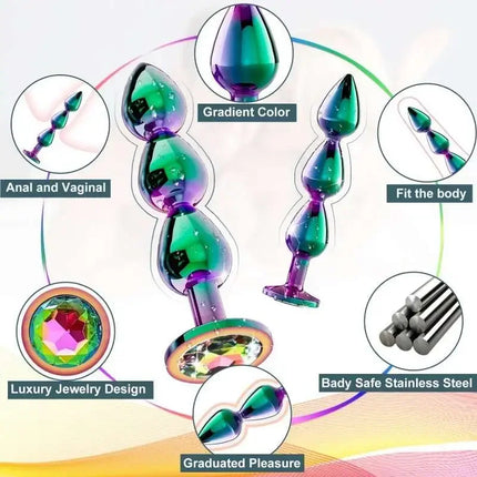 New Metal Anal Beads Balls Butt Plug Sex Toy for Women  Buttplug Dildo Sextoy Fun Toys Sext Analplug Sexy Adult Man
