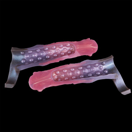 YOCY 10inch Horse Penis Sheath For Delay Ejaculating Sex Toy For Penis Enlargement Cock Cover Resuable Condom S,M,L Size