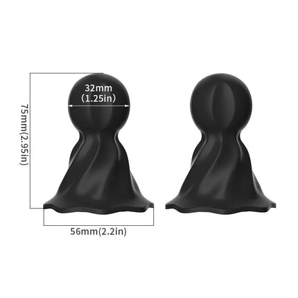 1Pair Nipple Sucker G Spot Stimulator Suction Cup Breast Massager Clitoris No Vibrator Sex Toy for Women Couples