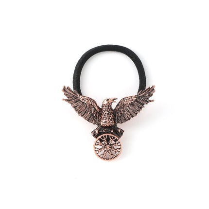 Viking Black Retro Crow Hair Accessories Viking Rune Elastic Band Hair Band Accessories Hip-Hop Punk Jewelry Animal Gothic Headdress Valentine's Day Mother's Day Birthday Gift