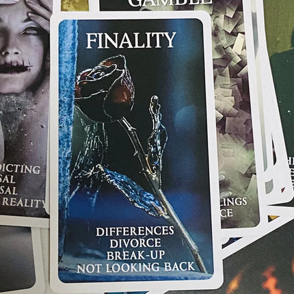 Mystic Black Rose Oracle Deck 78 Pcs Situations Tarot Cards Twin Flame Love Keywords Deck Healing Shadow Work Unique