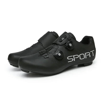 Cycling Shoes Road Bike Men White Breathable SPD Self-Locking Cleat Racing Road Bike Shoes Women Flat MTB Bicycle Sneakers