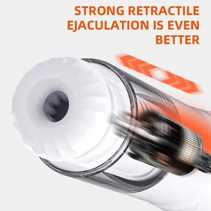 Automatic Telescopic Male Masturbator Cup Strong Retractile Penis Trainer Pocket Pussy Vagina Soft Silicone Sex Machine for Men
