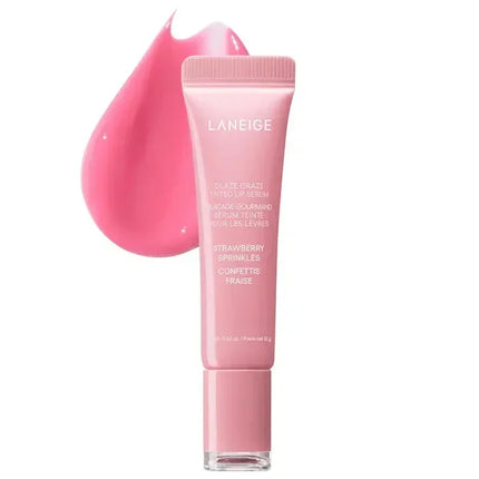Laneige Donut Strawberry Sugar Lip Gloss Lip Plumping Gloss Lip Oil Moisturizing Balm Exfoliating Care Shimmer High Shine Balm