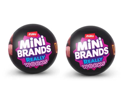 ZURU Mini Brands Really Works Vinyl Capsule Blind Box Unbox Music Vinyl Playset Fully Working Miniature Record Player Mini Vinyl
