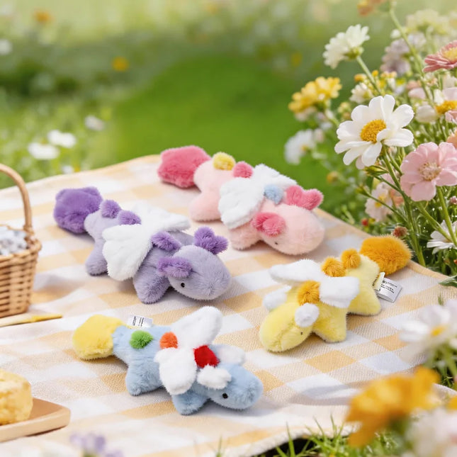 12 Colors 25cm 33cm Cute Flying Dragon Plush Toy Creative Colorful Dragon Soft Doll Work Buddy Sleep Soothing Doll Children's Gift