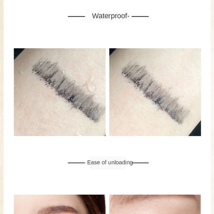 Curling 3D Mascara make up Antiperspirant Not Blooming Long Curling Makeup Sense of Natural Fiber Mascara Cosmetic