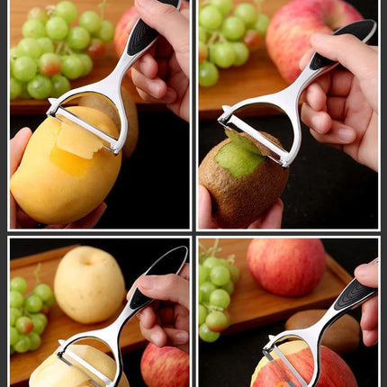 Stainless Steel Fruit Vegetable Tools Vegetable Peeler Potato Peeler Kitchen Accessories, Non-slip Handle SGGJ001