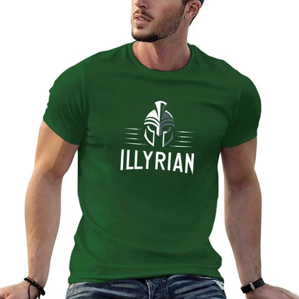 Illyrian Themed Logo III T-Shirt animal print for boys heavyweights big and tall t shirts for men