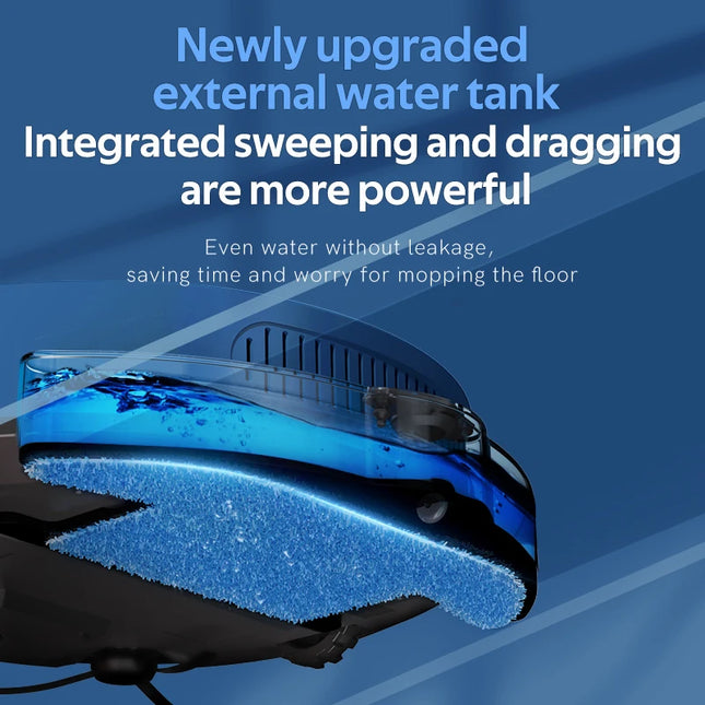 2025 New Upgrade 2000Pa Robotic Vacuum Cleaner Smart APP Home Sweeping Vacuum Cleaner Robot Dry Wet Anti-drop Vacuum Cleaner