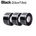 Black 1.5 meter / 5 Roll / 2.5cm