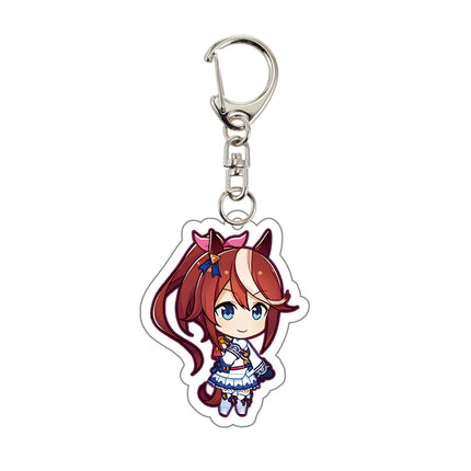 Fans gifts Anime keychains Acrylic Stand Ornaments Uma Musume Pretty Derby Oguri Cap Silence Suzuka Agnes Tachyon Clear Bliss