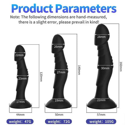 Anal Plug Dildo Silicone Beginner Butt Plug 3 Size for Men Women Adult Sex Toys G Point Massage Pleasure Anal Toy SM Product