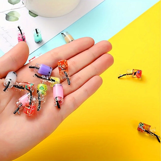 6/20/42pcs Multi-color Bear,milk Tea Cup Shaped Pendant,jewelry Making Kit,DIY Bracelet,earring,Christmas,Valentine's Day Gifts
