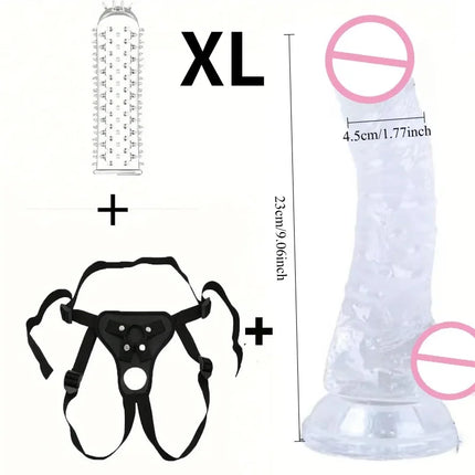 G Spot Stimulator Wearable Strap on Penis for Lesbian Adult Standard Size Panties Strap on Dildo Pants Strap Sex Toys for Women