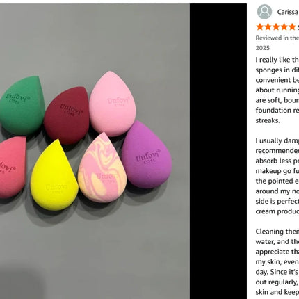 7-Pack Soft Makeup Sponge Set Cosmetic Egg for Easy Application Easy to Clean And Carry High-Quality Egg-shaped Sponges