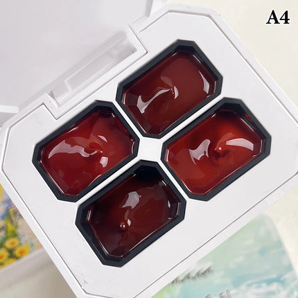 4 Colors Nude Painting Gel Drawing Gel Palette French Nail Polish UV Gel Nail Salon Holographic Manicure Nail Art Tool