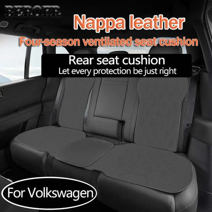 For VW GTI Polo Golf Passat Tiguan Arteon Touareg Taigo Car Seat Cushion Fit All-Season Seat Breathable Waterproof Accessories