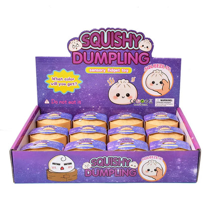 Hot 2026 Decompression toy glitter colored bun shaped venting ball, dumping bun squeezing decompression ball