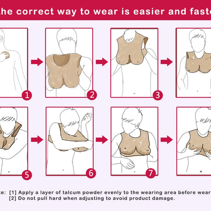 Realistic Silicone Breast Forms Shapewear Bodysuit Fake Boobs Costume for Cosplay Transgender Drag Queen And Transgender