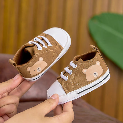 0-12months Infant Girl Boy High Top Shoes Floral Animal Sneaker  for baby girls  boys