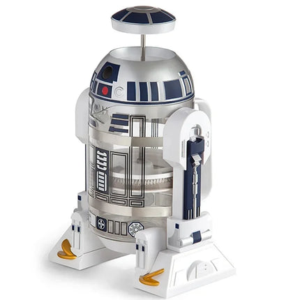 Star Wars R2-d2 960ml Moka Hand Coffee Maker Cartoon Robot Office Home Manual Thermal Stainless Steel Pressing Mini Coffee Pot