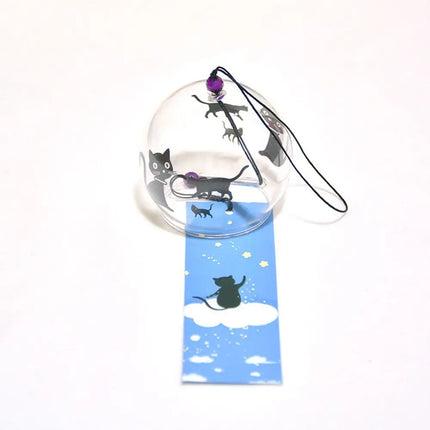 1PC Wind Bell Japan Wind Chimes Handmade Glass Furin Spa Kitchen Office Decor japanese room decor For Home Decoration Party Tool