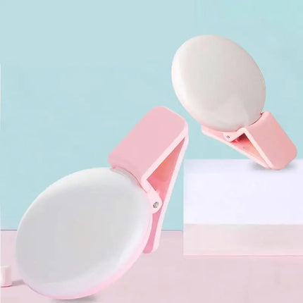Portable LED Lamp Phone Live Video Beauty Light Universal Mobile Phone Selfie Fill Light USB Charge Photography Clip Fill Light