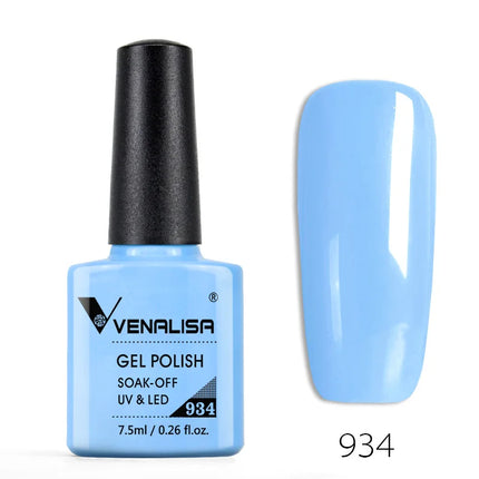 Venalisa Nail Gel Polish Semi Permanent Salon Quality TPO Free Glitter 7.5ml Soak off UV LED Nail Gel Varnish