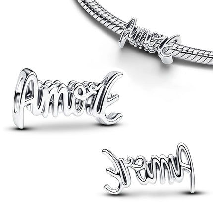 2026 New Original 925 Sterling Silver Key Butterfly Heart-shaped Bead Pendant fit Women's DIY Bracelets Necklaces Jewelry Gifts