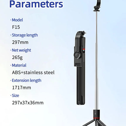Foldable Selfie Stick Doule LED Fill Light with Wireless Bluetooth Remote Desktop Tripod Stand For iOS Android Smartphone Holder