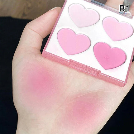 New DIKALU Honey Story Four Color Blush Powder Delicate Natural Lift Color Low Saturation Pseudo-vegetarian Blush INS