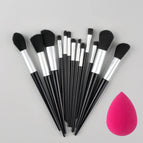 13PCS Silver black