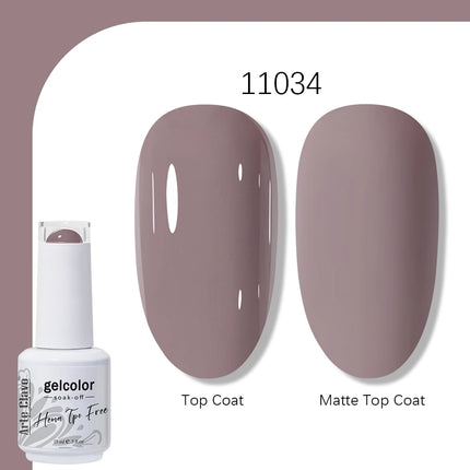 Arte Clavo TPO FREE HEMA FREE Gel Nail Polish UV Multi Use Semi Permanent Soak Off Autumn Winter Nail Art Hybrid Varnish 15ml