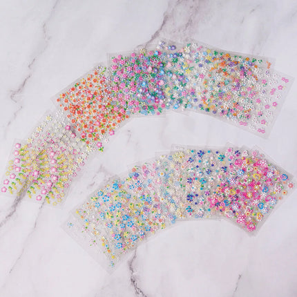 3D Flower Nail Art Stickers / Stickers Fleurs Ongles 3D