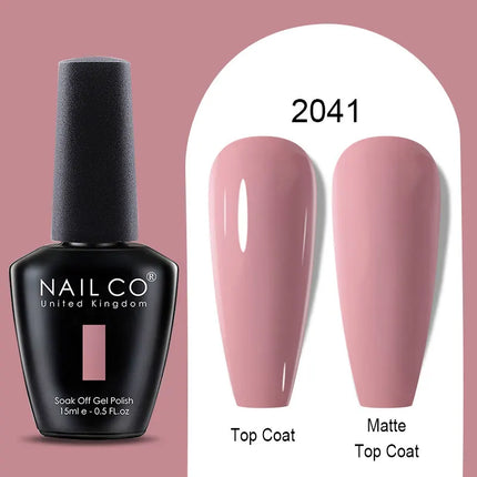 NAILCO Winter Series Color Gel Nail Polish 15ML Semi Permanent Soak Off Gel Varnishes Super Texture Gorgeous Nail Manicure Art