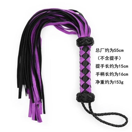 Genuine Leather Slave Fetish Bondage Spanking Whip Sex Toys for Couples Bdsm Erotic Sex Games To Paddle Pony Play Tool