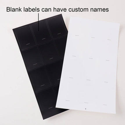 Waterproof Label Sticker Set Kitchen Jar Spice Bottle Label Stickers Kitchen Tabletop Storage Classification and Organization