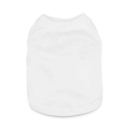 Cotton Dog Tank Top, Solid Color Sleeveless Pet T-Shirt, Breathable Dog Clothes for Small Dogs Chihuahua Yorkie