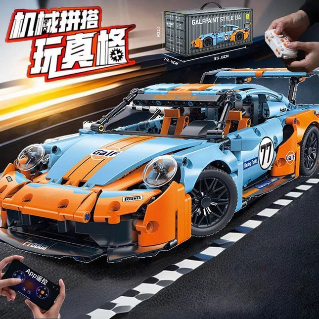 1:14 Building Blocks Car Set Construction Toy,Design Collectable Model Car Building Kit Scale Sport Car for Children Adult Gifts