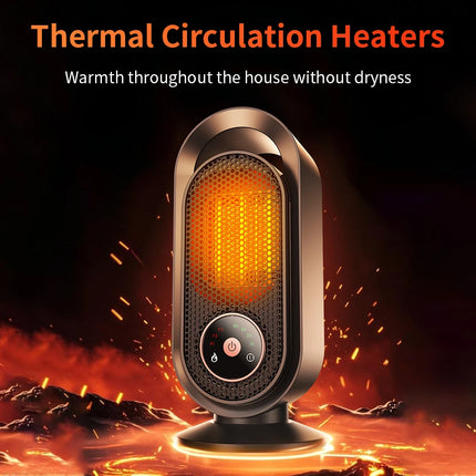 1000W winter portable desktop heater PTC fast heating household heater 110V-220V electric heater suitable for home/office etc