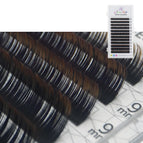Gradient Brown / D / 0.07mm|8-14mm MIX