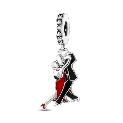 Charms Plata De Ley 925 Red Color Series Charm Red Elephant Animal Fruit Beads of Original Fits Women Anniversary Jewelry Charms
