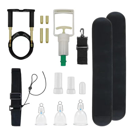 Bending Correct Penis Extender Enlargement with Vacuum Cup Sex Toys Men Dick Enhancer Stretcher Traction Exerciser Bigger Growth