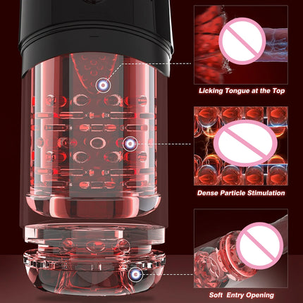 Automatic Male Rotate Mastubator Sucking Blowjob Machine Masturbation Cup Sex Toys Adult Goods for Men Masturbate Supplies