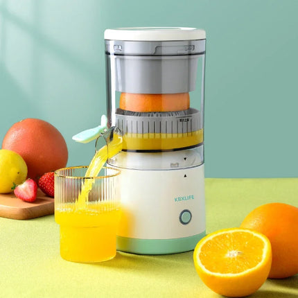 Wireless USB Rechargeable Electric Juicer - Automatic Citrus Lemon Orange Squeezer Fresh Blender Mixer for Home Kitchen Travel