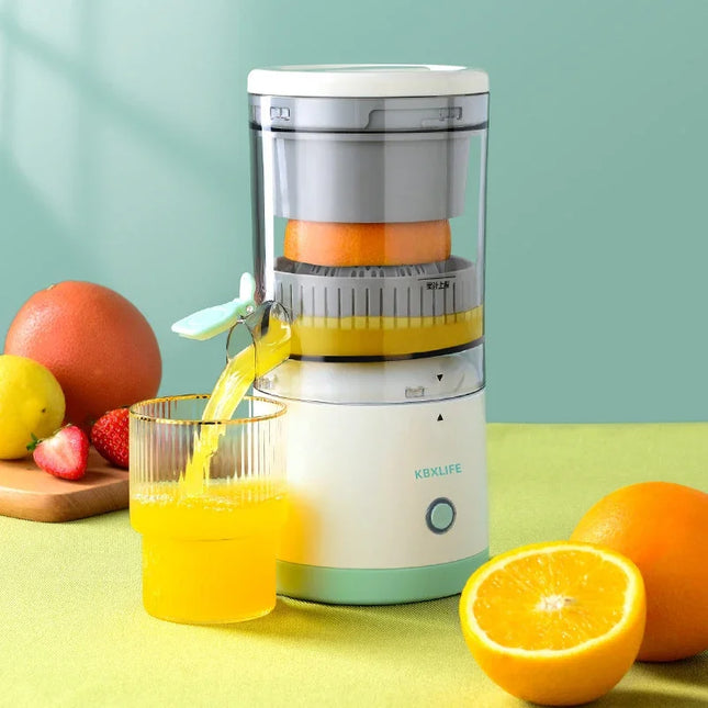 Wireless USB Rechargeable Electric Juicer - Automatic Citrus Lemon Orange Squeezer Fresh Blender Mixer for Home Kitchen Travel