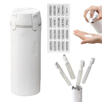 4 in 1 Draagbare Reisflessen van de Reisdispenser van het Lekbevis Lekdichte Reiscontainer voor de Lotion van de Conditioner van